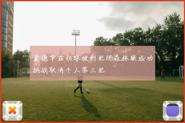 爱德华兹切球被判犯规森林狼成功挑战取消个人第三犯